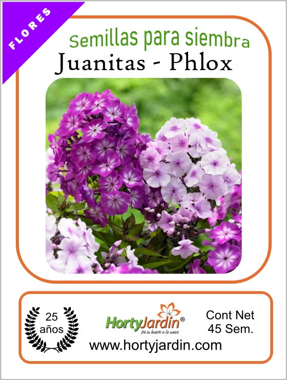 Semillas de Phlox (Juanitas mezcla)