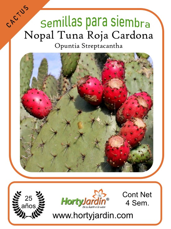 Cardona Red Prickly Pear Nopal Seeds