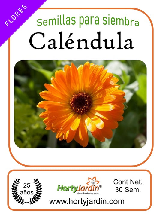 Calendula or Mercadela seeds on
