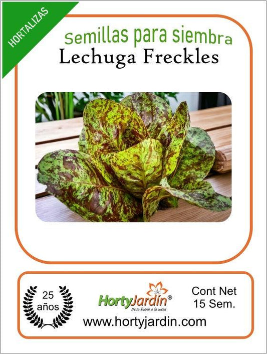 Semillas de Lechuga Freckles - Hortyjardín